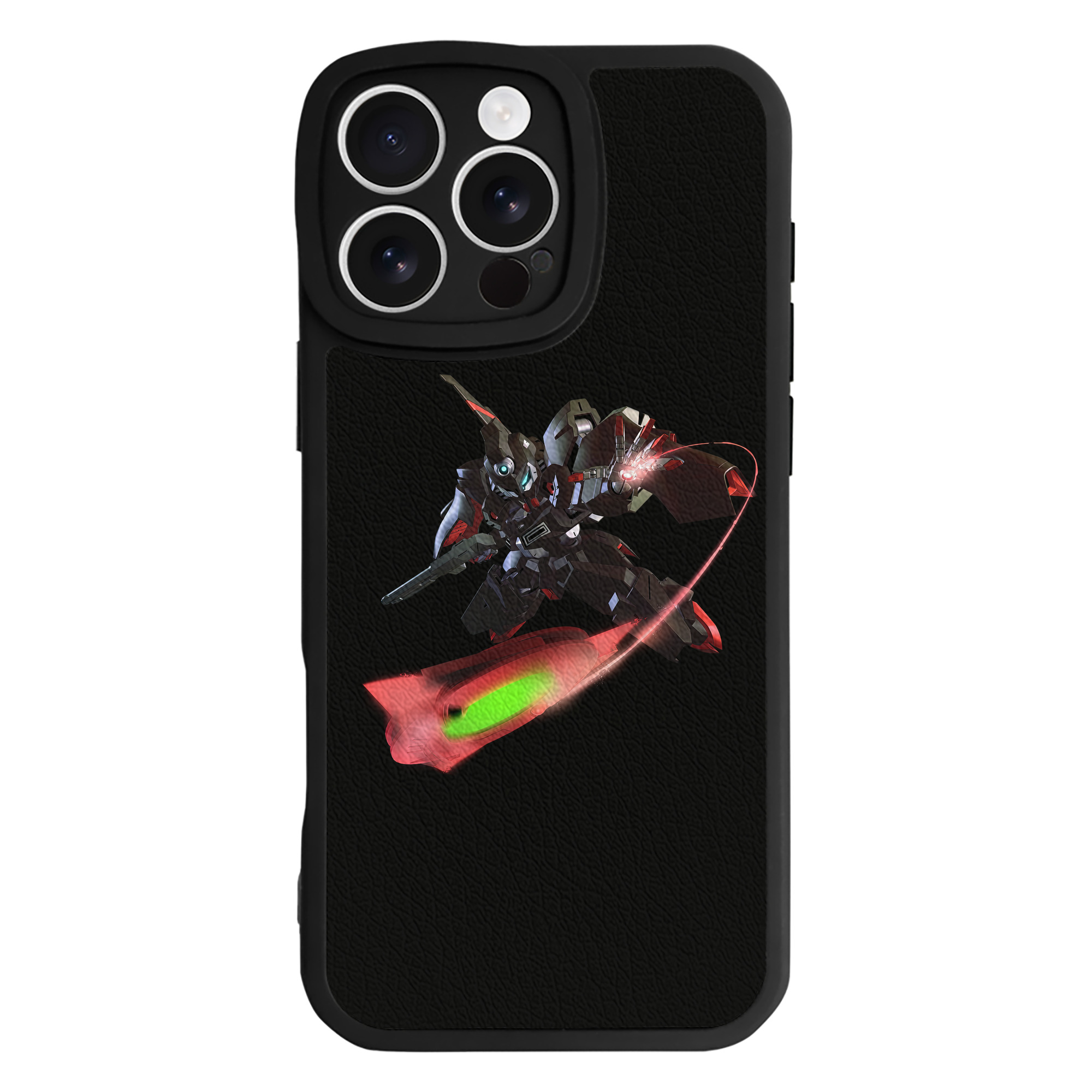 （画像用） 機動戦士ガンダム Mobile Suit Gundam 【iPhone 16シリーズ対応】シリコンスマホケース（レザー調） 材質：シリコン